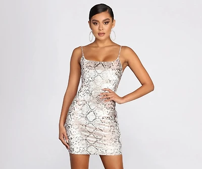 Smooth Charmer Velvet Mini Dress