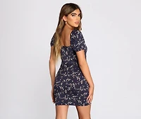 Spring It On Floral Mini Dress