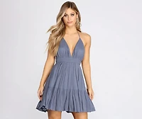 Free Spirit Knit Skater Dress