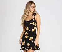 Bring On The Floral Mini Dress