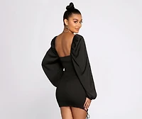 Ready Or Not Ruched Mini Dress