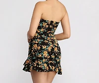 Floral Feels Ruffle Mini Dress