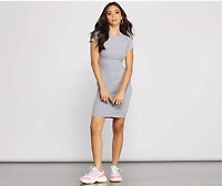 Lovin' The Basics Cotton Midi Dress