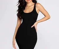Basic Essentials Midi Dress