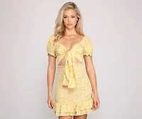 Effortlessly Pretty Floral Mini Dress