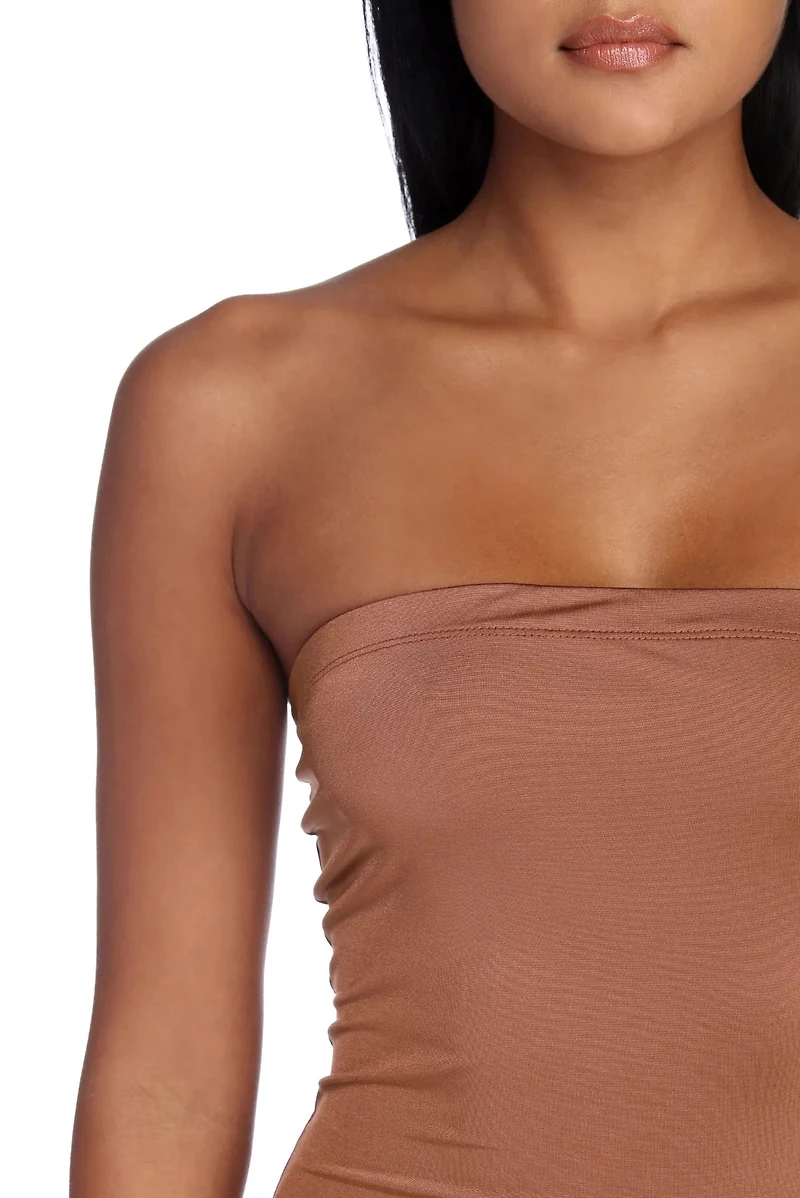Simple Attraction Strapless Dress