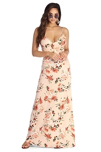 With The Floral Flow Maxi Dress