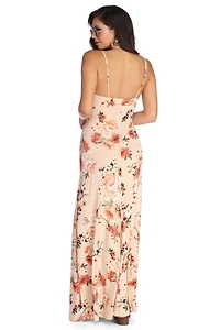 With The Floral Flow Maxi Dress