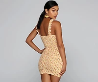 Blooming Floral Mini Dress