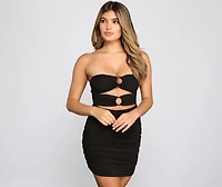 Nights Like This Cutout Mini Dress