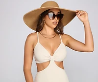 Bold Impressions Sleeveless Midi Cutout Dress