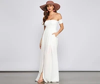Effortlessly Chic Smocked Maxi Dress