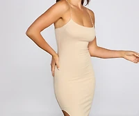 Casual Vibes Ribbed Knit Maxi Dress