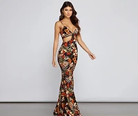 All Eyes On Me Floral Eyelet Maxi Dress