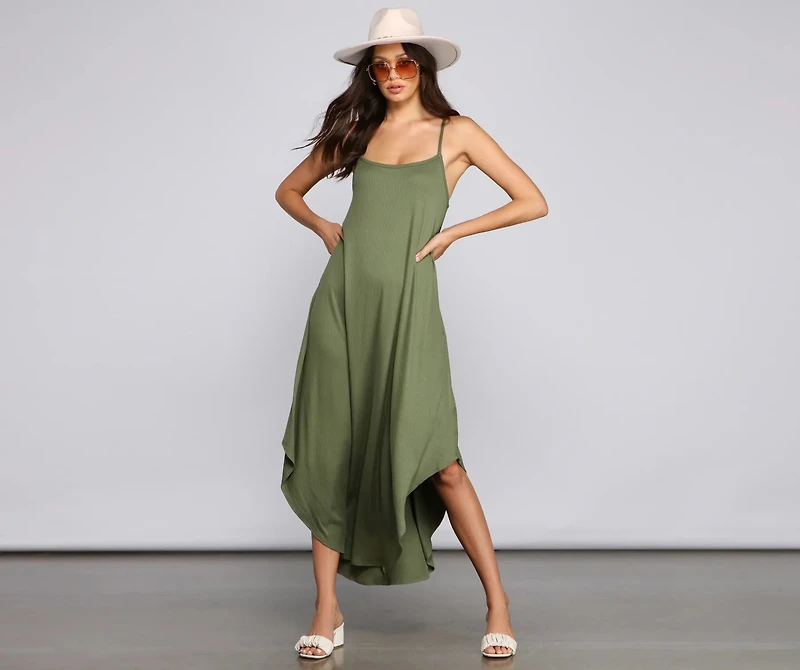 Effortless Vibes Sleeveless Maxi Dress