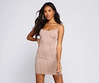 Picture Perfect Knit Mini Dress