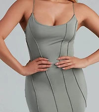 Picture Perfect Knit Mini Dress