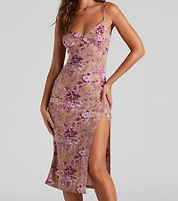 Endless Sun Crepe Knit Midi Dress