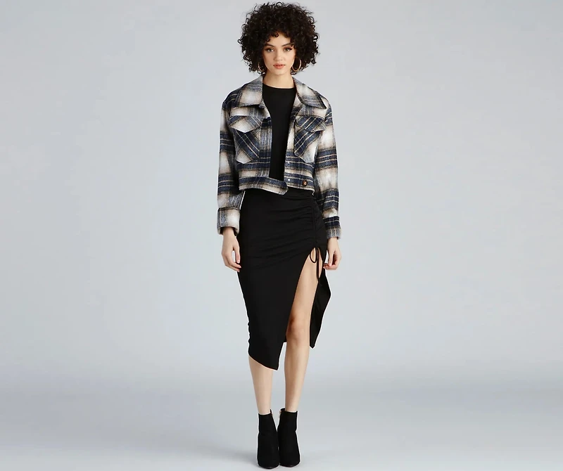 Keeping Knit Trendy Ribbed Midi Dress