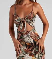 Siesta Keys Tropical Maxi Dress