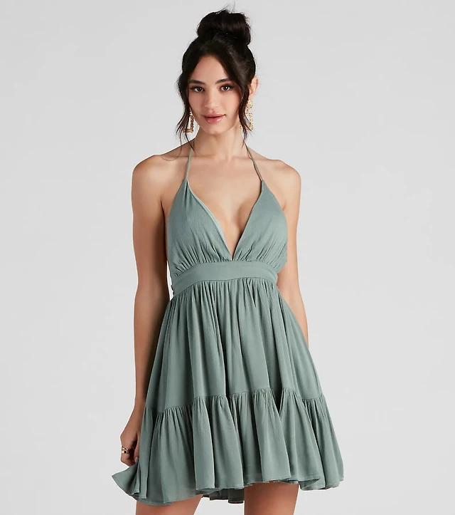 sweetheart certified halter skater dress Windsor Sweetheart Certified Halter Skater Dress at Hamilton Place in  Chattanooga, TN