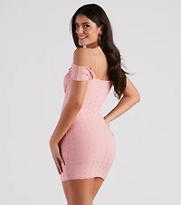 Sunny Daze Eyelet Tie Mini Dress
