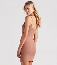 Trendsetting Style Chain Strap Mini Dress