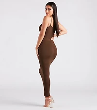Plain Sight Smooth Knit Maxi Dress