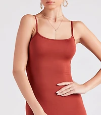 Plain Sight Smooth Knit Maxi Dress