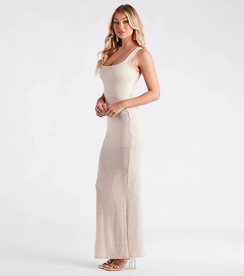 The 'It' Knit Sleeveless Maxi Dress