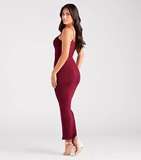 Plain Sight Smooth Knit Maxi Dress