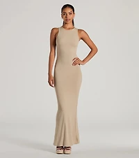 Laid Back Fave Crew Neck Tank Maxi Dress