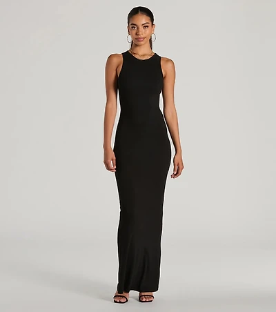 Laid Back Fave Crew Neck Tank Maxi Dress