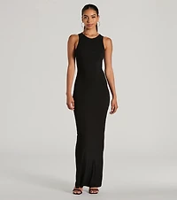 Laid Back Fave Crew Neck Tank Maxi Dress