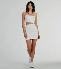 Eye-Catching Vibes Cut Out Bodycon Mini Dress