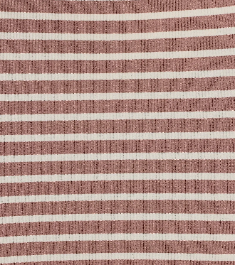 Stripes Style Off The Shoulder Mini Dress