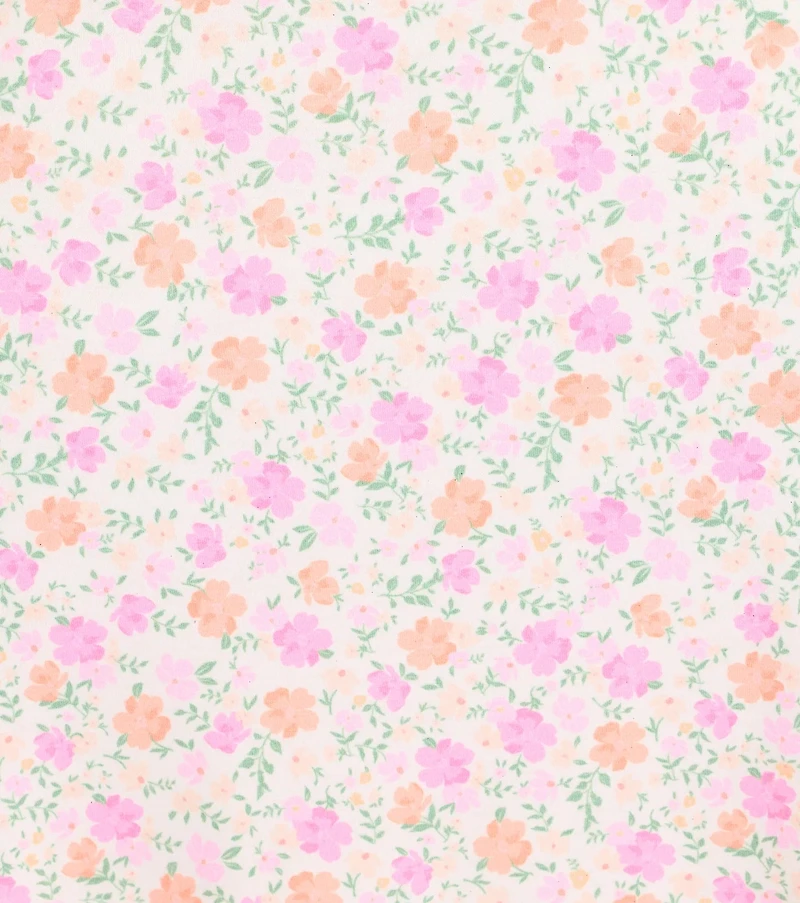 Darling Vibe Ditsy Floral A-Line Midi Dress