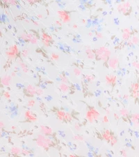 Petit Blooms Floral Eyelet Midi Dress