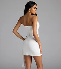Dramatic Allure Bodycon Mini Dress