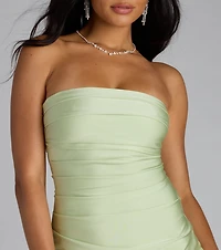 When The Sun Goes Down Tie Back Mini Dress