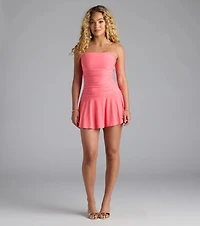 Totally Crushing A-Line Mini Dress