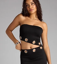 Ring Me Up Tube Mini Dress
