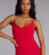 Dangerous Romance Chain Midi Dress