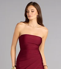 Lace Me Up Ruffle Mini Dress