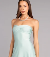 Sweet On You Strapless Mini Dress