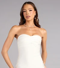 Bombshell Era Tube Bodycon Mini Dress