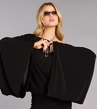 Effortlessly Extra Off-The-Shoulder Mini Dress