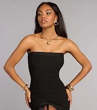 Bold Moves Fringe Bandage Maxi Dress