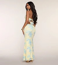Chasing Sunlight Cutout Maxi Dress