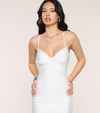 Subtle Statement Bodycon Mini Dress